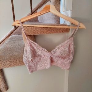 Pink Lace Bra